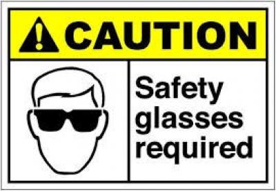 Safety Eyewear required